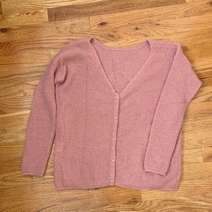 Sézane Barry Sweater in Dusty Rose